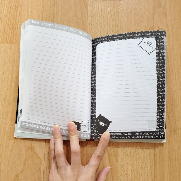 BNWOT monokuroboo San-x Japan stationary small notebook - Picture 4 of 7